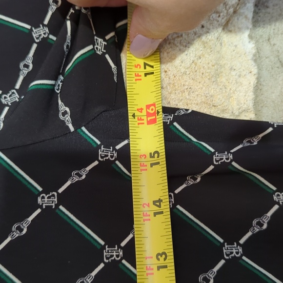 Ralph Lauren Equestrian Keyhole Logo Pattern Dress - Picture 11 of 12